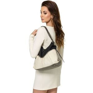 B Makowsky Shoulder BAG Leather Hobo Bag Satchel Handbag Purse WOMEN'S WOMAN'S